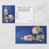 支配猫及び犬 名刺 (正面/裏面)