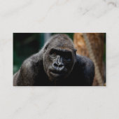 支配的な霊長類ゴリラ類猿人 名刺 (裏面)