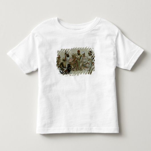 支配者の9人の宮廷人そして使用人 トドラーTシャツ (正面)