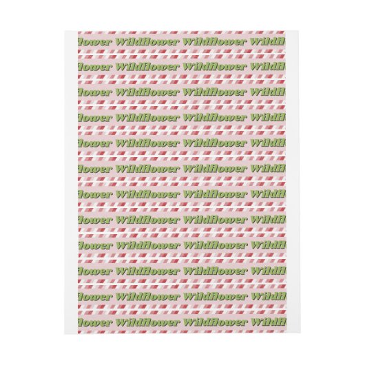 改ざん防止ワイルドフラワーハニージャーのふたラベル ラップアラウンドラベル (シート)