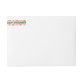 改ざん防止ワイルドフラワーハニージャーのふたラベル ラップアラウンドラベル (正面)