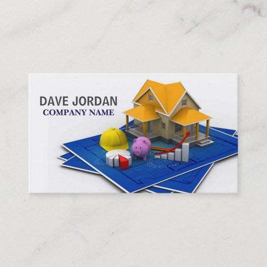 改修住宅改装業者建築 名刺 (正面)