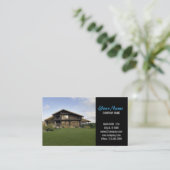 改修大工建築造園 名刺 (スタンド正面)