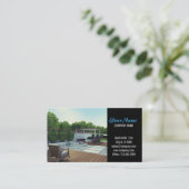 改修大工建築造園 名刺 (スタンド正面)