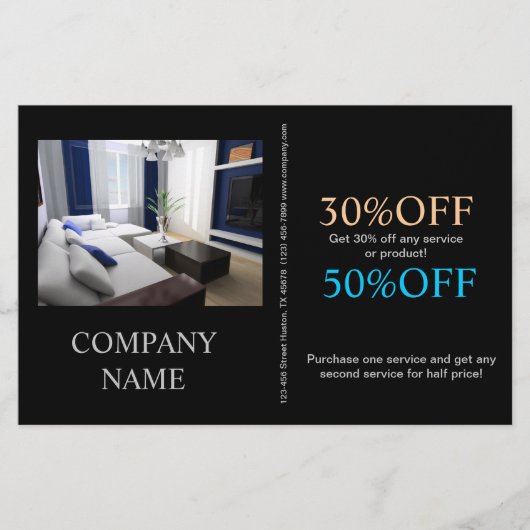 改修手工モダン大工建築 チラシ (正面)