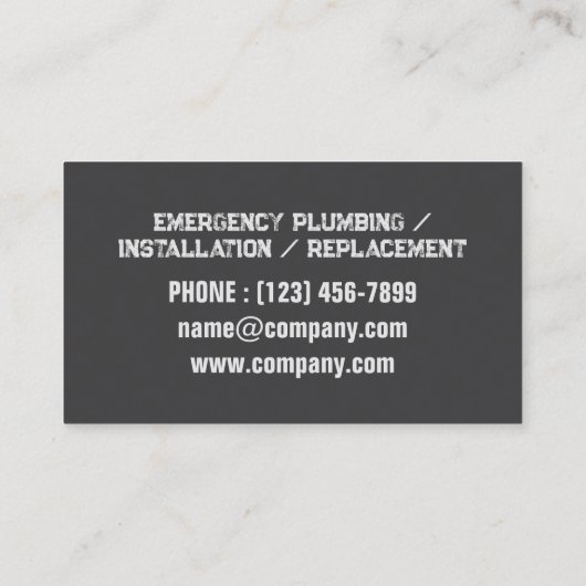 改修管水道配管工 名刺 (裏面)