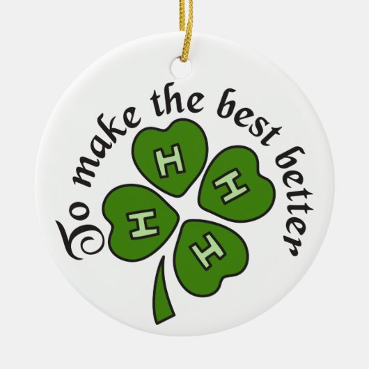 改善す最高のる セラミックオーナメント (正面)
