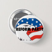 改良のパーティーのワシ2 缶バッジ (正面&裏面)