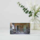 改装オールドホームカスタムビジネスカードテンプレート 名刺 (スタンド正面)