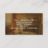 改装ホーム改善名刺 名刺 (裏面)