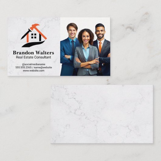 改装ロゴ | 会社 名刺 (正面/裏面)