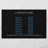 改装・木工・建設・造園 チラシ (裏面)