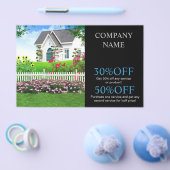 改装・木工・建設・造園 チラシ (シングル)