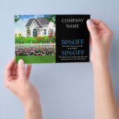 改装・木工・建設・造園 チラシ (ハンドル)