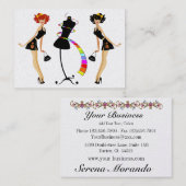 改訂されたファッション/シーストレス/重量管理 名刺 (正面/裏面)