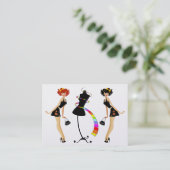 改訂されたファッション/シーストレス/重量管理 名刺 (スタンド正面)