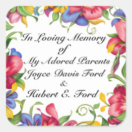 改訂された蔵書票,メモリ内,寄付 スクエアシール