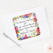 改訂された蔵書票,メモリ内,寄付 スクエアシール (封筒)