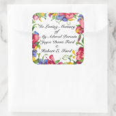 改訂された蔵書票,メモリ内,寄付 スクエアシール (バッグ)