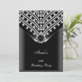 改訂アニー誕生日招待状 招待状 (スタンド正面)