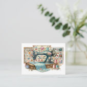 改訂キルティング名刺 名刺 (スタンド正面)