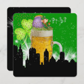 改訂パーティースタイル – 聖パトリックの日 – SRF 招待状 (正面/裏面)