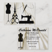 改訂裁縫1A /ファッション/シーストレス 名刺 (正面/裏面)