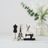 改訂裁縫1A /ファッション/シーストレス 名刺 (スタンド正面)