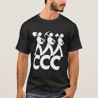 改造アメリカの一般市民の保存隊CCC (B Tシャツ