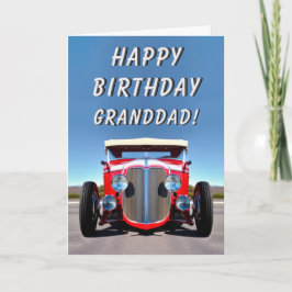改造クラシックロカビリーロックンロール誕生日 カード