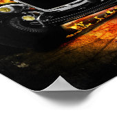 改造パーティー結婚の看板 ポスター (角)