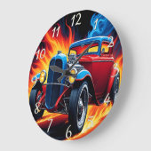 改造夕暮れ ラージ壁時計 (傾斜)