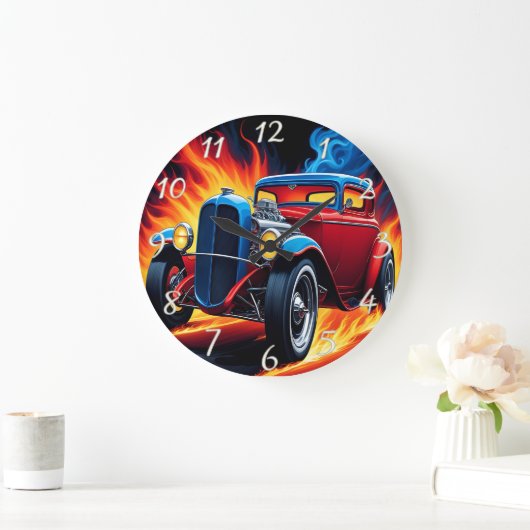 改造夕暮れ ラージ壁時計 (ホーム)