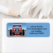 改造差出人住所ラベル、クラシック車、ヴィンテージ ラベル (インサイチュ)