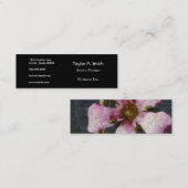 改造美術グランジ都市デコフローラフラワーデザイン スキニー名刺 (正面/裏面)