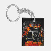 改造Burning Fire Add Name文字 キーホルダー (正面左)