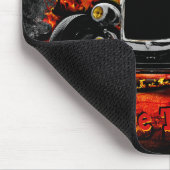 改造Burning Fire Add Name文字 マウスパッド (コーナー)