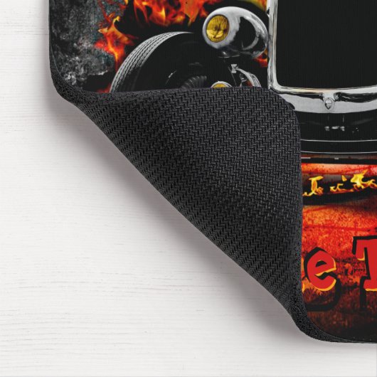 改造Burning Fire Add Name文字 マウスパッド (コーナー)