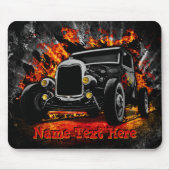 改造Burning Fire Add Name文字 マウスパッド (正面)