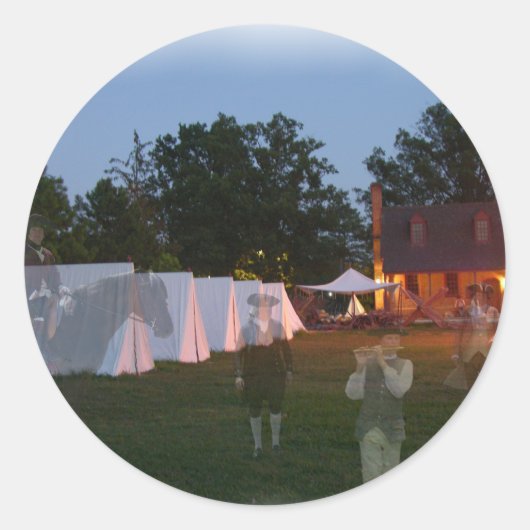 改革のステッカーの幽霊 ラウンドシール (正面)