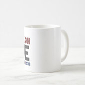 改革のタイムのベルニーの研摩機2016年 コーヒーマグカップ (正面右)