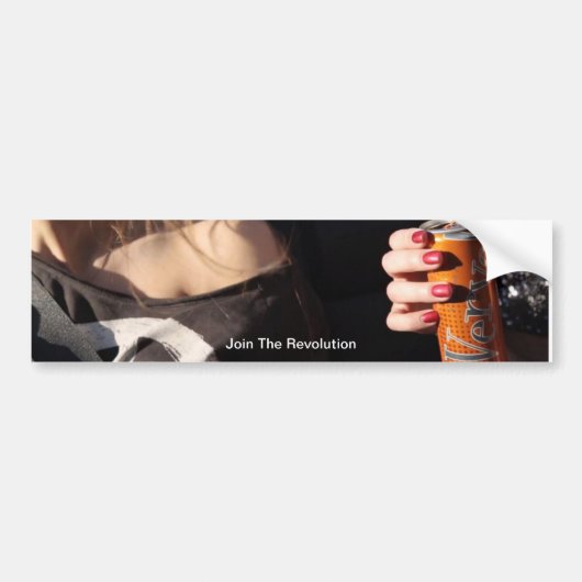 改革のバンパーステッカーの気迫w/womenを結合して下さい バンパーステッカー (正面)