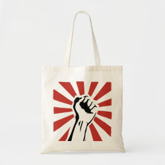 改革の握りこぶしのバッグ トートバッグ