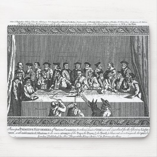 改革の蝋燭はLightedです マウスパッド (正面)