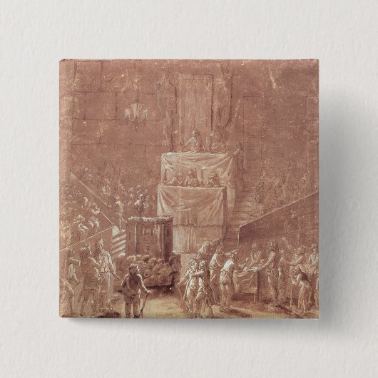 改革の間のJacobinクラブ 缶バッジ (正面)