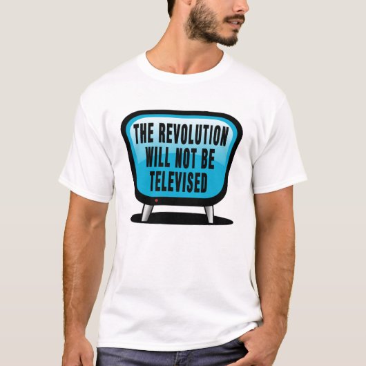 改革は放映されません Tシャツ (正面)
