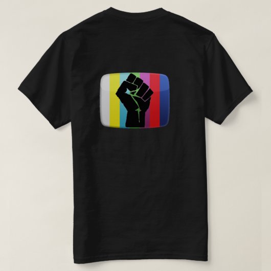 改革は- Tシャツ放映されません Tシャツ (デザイン裏面)