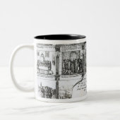 改革を祝う饗宴 ツートーンマグカップ (左)