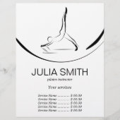 改革者にポーズを取る2人 チラシ (正面)