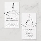 改革者にポーズを取る2人 ロイヤリティカード (正面/裏面)